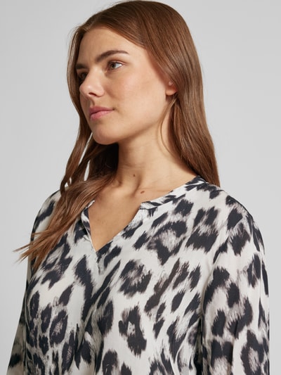 Peek & Cloppenburg monariRegular Fit Bluse aus Viskose mit Stehkragen in black Nur noch ein Tag übrig