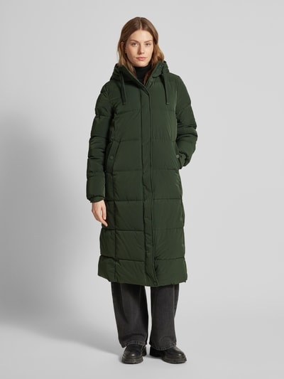 Peek & Cloppenburg Christian Berg Woman SelectionSteppmantel mit Kapuze in dunkelgruen Kostenloser Versand international