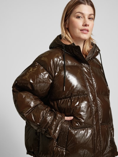 Peek & Cloppenburg LOLLYS LAUNDRYSteppjacke mit Stehkragen Modell 'Sehlby' in khaki Black Friday Preise