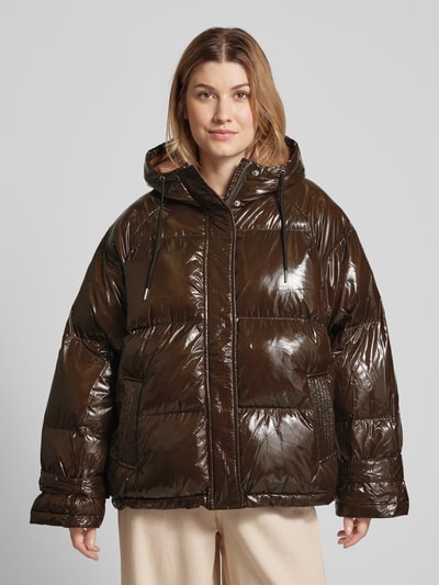 Peek & Cloppenburg LOLLYS LAUNDRYSteppjacke mit Stehkragen Modell 'Sehlby' in khaki Black Friday Preise