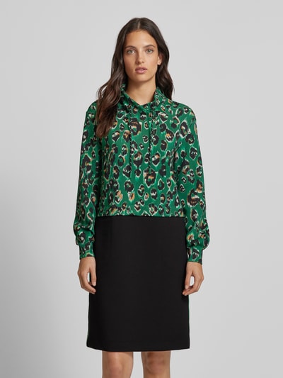 Peek & Cloppenburg Marc CainKnielanges Kleid im Double-Layer-Look in gruen Im Verkauf
