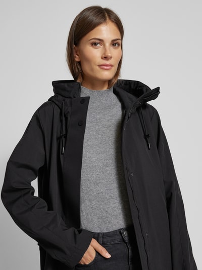 Peek & Cloppenburg Fuchs SchmittMantel mit Kapuze in black Online