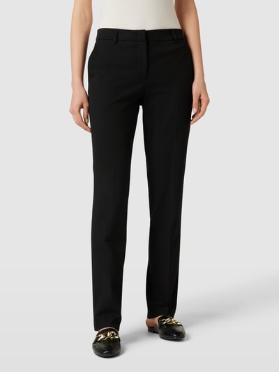 Peek & Cloppenburg Christian Berg Woman SelectionStoffhose mit Bügelfalten in black Verkauf