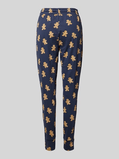 Peek & Cloppenburg Jake*s CasualTapered Fit Pyjama-Hose mit Motiv-Print in dunkelblau Hotsell