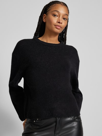 Peek & Cloppenburg Gina TricotStrickpullover mit Rundhalsausschnitt in black Fabrikverkauf