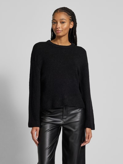Peek & Cloppenburg Gina TricotStrickpullover mit Rundhalsausschnitt in black Fabrikverkauf