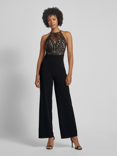 Peek & Cloppenburg LipsyJumpsuit mit Spitzenbesatz in black Blitzverkäufe