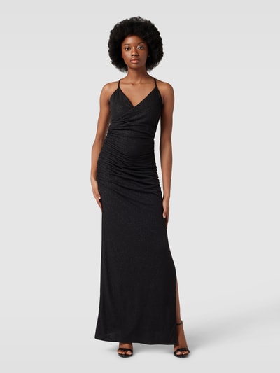 Peek & Cloppenburg Jake*s CocktailAbendkleid in Wickel-Optik in black Kostenloser Versand