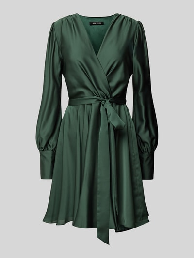 Peek & Cloppenburg SwingCocktailkleid in Wickel-Optik in dunkelgruen Fabrikpreis