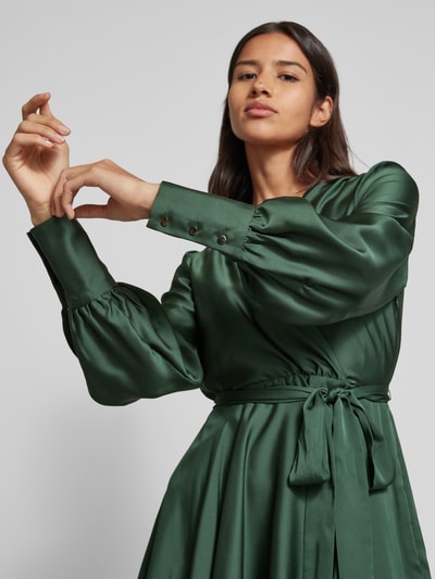 Peek & Cloppenburg SwingCocktailkleid in Wickel-Optik in dunkelgruen Fabrikpreis