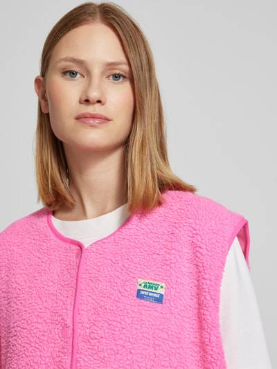 Peek & Cloppenburg American VintageWeste aus Teddyfell Modell 'HOKTOWN' in pink Sonderangebot