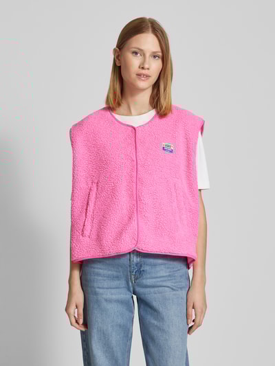 Peek & Cloppenburg American VintageWeste aus Teddyfell Modell 'HOKTOWN' in pink Sonderangebot