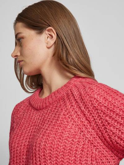 Peek & Cloppenburg Smith and SoulStrickpullover mit gerippten Abschlüssen in pink Flash Sale