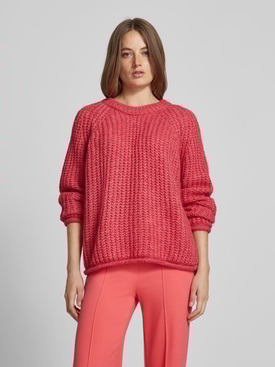 Peek & Cloppenburg Smith and SoulStrickpullover mit gerippten Abschlüssen in pink Flash Sale