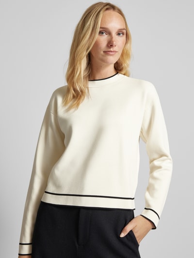 Peek & Cloppenburg MangoPullover mit Rundhalsausschnitt Modell 'COMO' in offwhite Black Friday