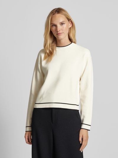 Peek & Cloppenburg MangoPullover mit Rundhalsausschnitt Modell 'COMO' in offwhite Black Friday