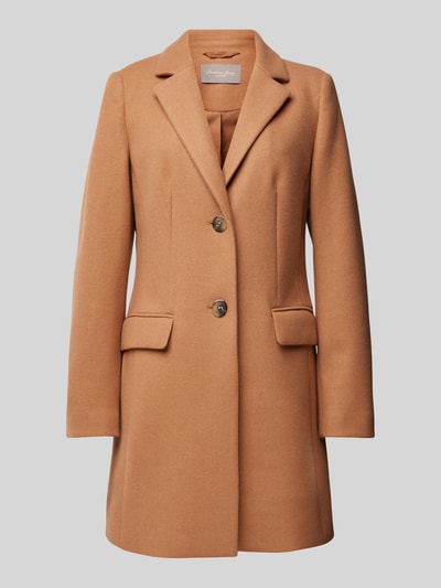 Peek & Cloppenburg Christian Berg Woman SelectionMantel mit Reverskragen in hellbraun Osterangebot
