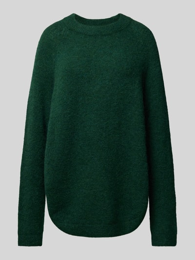 Peek & Cloppenburg MSCH CopenhagenOversized Strickpullover mit Rundhalsausschnitt Modell 'Lessine' in dunkelgruen Valentinstagsangebot