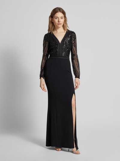Peek & Cloppenburg LipsyAbendkleid mit Paillettenbesatz in black Heißer Verkauf