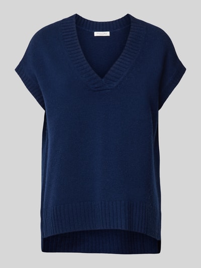 Peek & Cloppenburg Christian Berg WomanPullunder aus Lanawolle mit V-Ausschnitt in dunkelblau Top Angebot