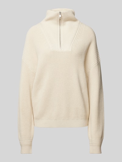 Peek & Cloppenburg Jake*s CasualStrickpullover mit Troyer-Kragen in ecru Neuheiten