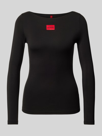Peek & Cloppenburg HUGOLongsleeve mit Label-Detail in black Bestseller