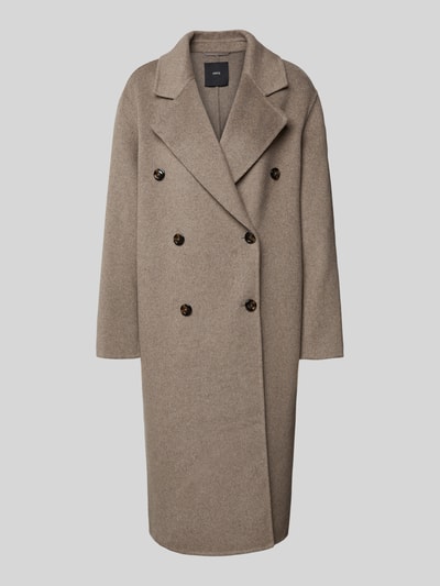 Peek & Cloppenburg MangoWollmantel mit Reverskragen Modell 'PICAROL' in mittelbraun VIP-Rabatte