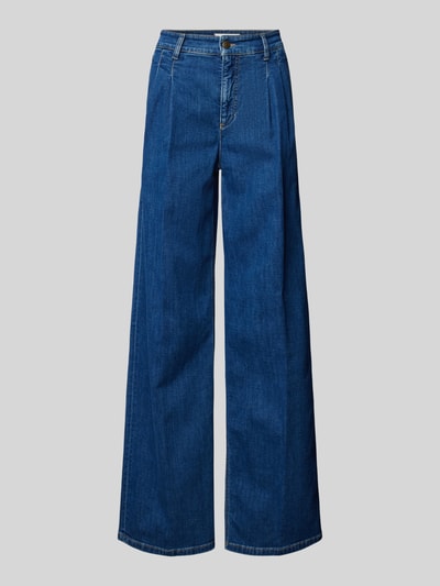 Peek & Cloppenburg CambioJeans mit Gesäßtaschen Modell 'ALMA' in dunkelblau Kostenlose Rückgabe