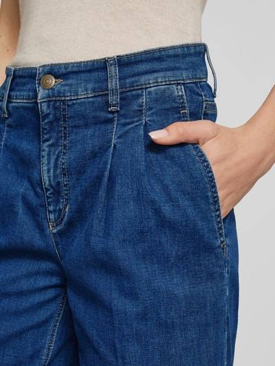 Peek & Cloppenburg CambioJeans mit Gesäßtaschen Modell 'ALMA' in dunkelblau Kostenlose Rückgabe