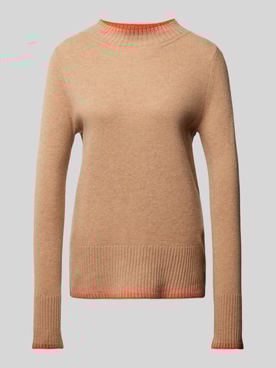 Peek & Cloppenburg Christian Berg WomanWollpullover mit Stehkragen in camel Letzte 2 Tage