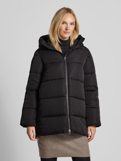 Peek & Cloppenburg MangoSteppmantel mit Zweiwege-Reißverschluss Modell 'TOKYO' in black Zeitbegrenzte Promotion
