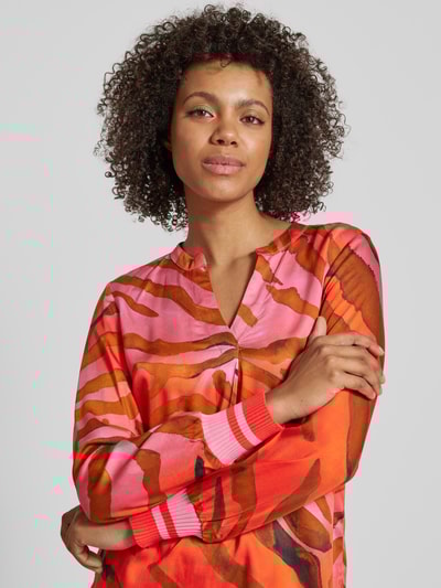 Peek & Cloppenburg Emily Van den BerghRegular Fit Bluse mit V-Ausschnitt in pink Bis zu 50% Rabatt