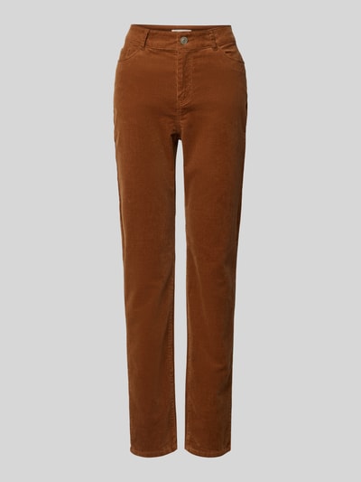 Peek & Cloppenburg Christian Berg WomanRegular Fit Cordhose im 5-Pocket-Design in cognac Bis zu 60% Rabatt