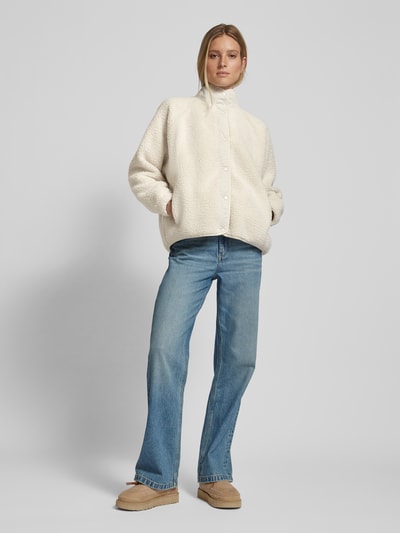 Peek & Cloppenburg Jake*s CasualSweatjacke mit Teddyfell in ecru Bis zu 65% Rabatt