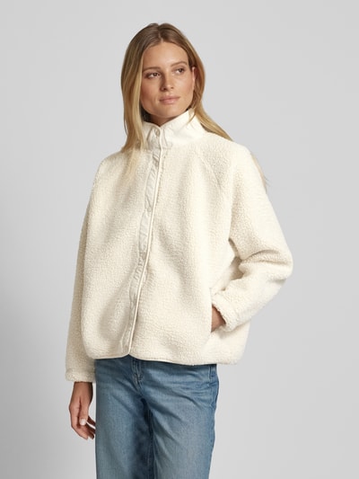 Peek & Cloppenburg Jake*s CasualSweatjacke mit Teddyfell in ecru Bis zu 65% Rabatt