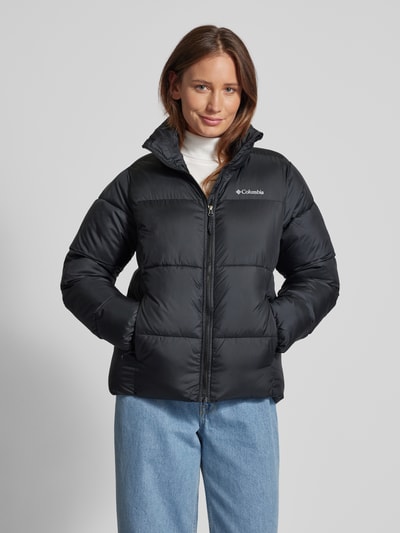 Peek & Cloppenburg COLUMBIASteppjacke mit Label-Print Modell Puffect in black Bis zu 55% Rabatt