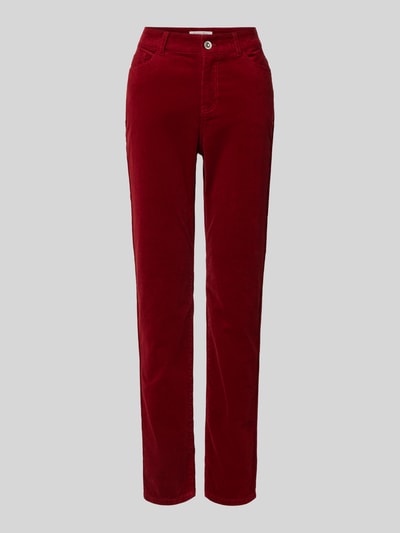 Peek & Cloppenburg Christian Berg WomanRegular Fit Cordhose im 5-Pocket-Design in dunkelrot Discount Store für neue Produkte