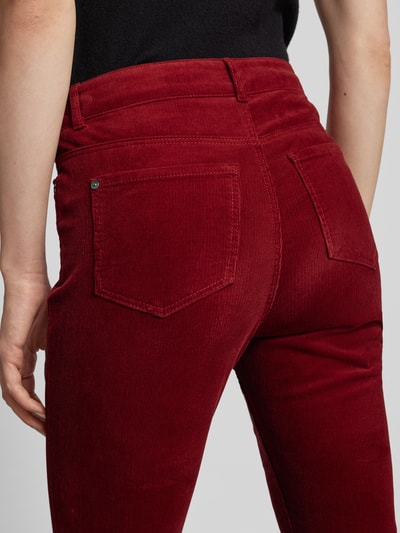 Peek & Cloppenburg Christian Berg WomanRegular Fit Cordhose im 5-Pocket-Design in dunkelrot Discount Store für neue Produkte