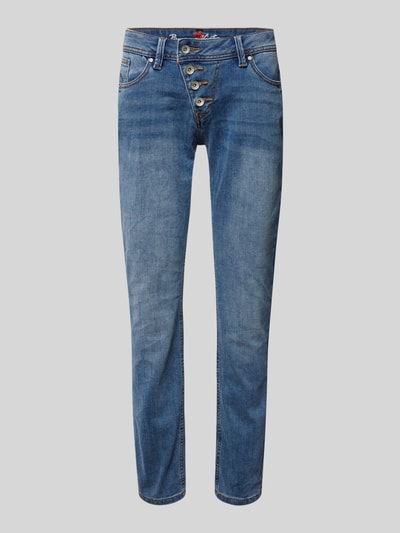 Peek & Cloppenburg Buena VistaSlim Fit Jeans mit 5-Pocket-Design Modell 'Malibu' in blau Clearance-Verkauf