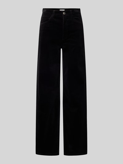 Peek & Cloppenburg Marc O'Polo DenimWide Leg Cordhose im 5-Pocket-Design in black Fabrikladen