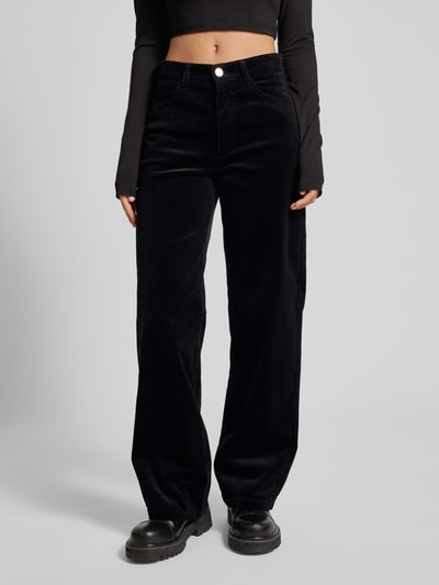Peek & Cloppenburg Marc O'Polo DenimWide Leg Cordhose im 5-Pocket-Design in black Fabrikladen