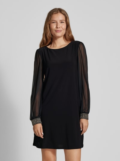 Peek & Cloppenburg ApricotMinikleid mit U-Boot-Ausschnitt in black zollfrei