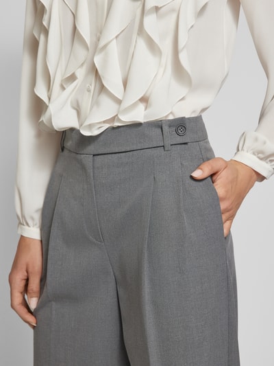 Peek & Cloppenburg Jake*s CollectionStoffhose mit Bundfalten in silber melange 50% Rabatt für begrenzte Zeit