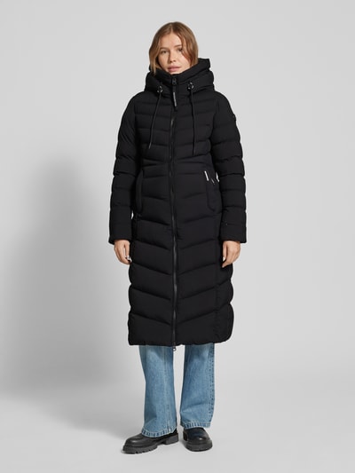 Peek & Cloppenburg khujoSteppmantel mit Zweiwege-Reißverschluss Modell 'INGRAM3 MATT' in black 2025