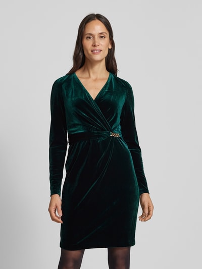 Peek & Cloppenburg Christian Berg CocktailCocktailkleid in Wickel-Optik in dunkelgruen Online