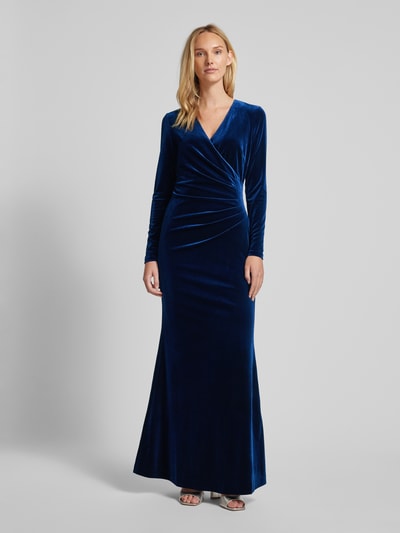 Peek & Cloppenburg Christian Berg CocktailAbendkleid in Wickel-Optik in marine Angebote