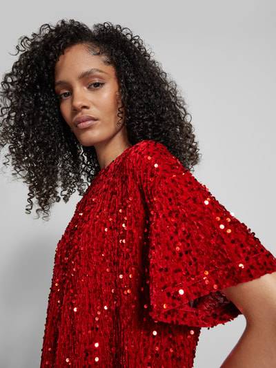 Peek & Cloppenburg Jake*s CasualKnielanges Kleid mit Pailletten in kirsche Fabrikpreis