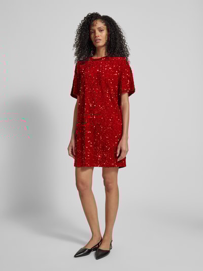 Peek & Cloppenburg Jake*s CasualKnielanges Kleid mit Pailletten in kirsche Fabrikpreis