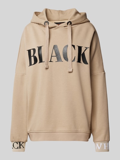 Peek & Cloppenburg miss goodlifeOversized Hoodie mit Label-Print in beige Günstig kaufen