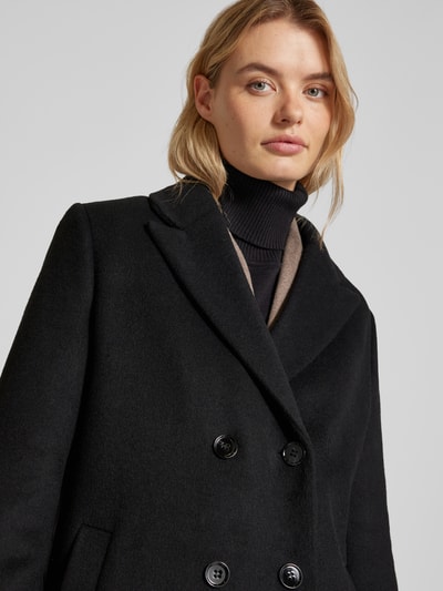 Peek & Cloppenburg Christian Berg Woman SelectionMantel mit Reverskragen in black Großer Ausverkauf